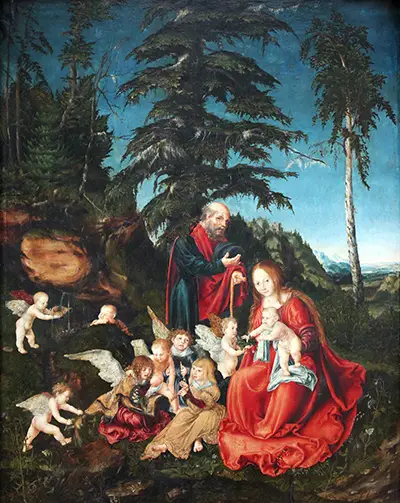 Rest of the Virgin during the Flight into Egypt Lucas Cranach